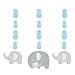 Little Peanut Boy Hanging Decorations Pack Of 3