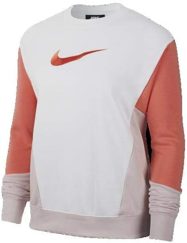 Amazon ナイキ トレーナー レディース 90 S カラーブロック クルー Women S 90 S Colorblock Crew K S White Magic Ember Barely Rose 並行輸入品 トレーナー パーカー 通販