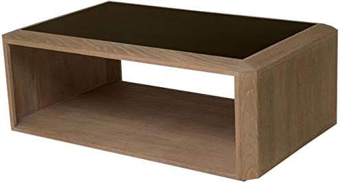 Scarborough House Cocktail Table Brown Cerused Oak Bronze Lacquer Rectangular