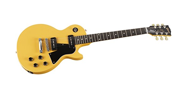 Amazon.com: Gibson Les Paul Special Electric Guitar Worn Yellow :  Instrumentos Musicales