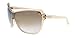 Tom Ford Ekaterina Sunglasses FT0363 41G, Champagne Crystal Frame, Brown Lens, 137