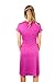 sofsy Soft-Touch Rayon Blend Tie Front Nursing & Maternity Fashion Dress Dress - Berry Medium