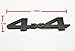 Black 4X4 Emblem/Badge For Truck/Suv/Pickup Rear Tailgate Tail Gate Door 4Wd for Tacoma Tundra