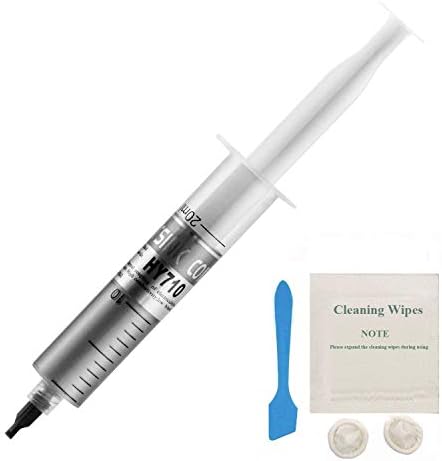 HY-710-20g Thermal Paste;Heatsink Paste;Thermal Conductivity:>3.14W/m-k Carbon Based High Performance, Heatsink Paste, Thermal Compound CPU for All Coolers, Thermal Interface Material - 20 Gram