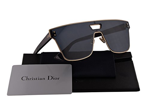 Christian dior diorizon1 sunglasses gold burgundy w/blue mirror g…
