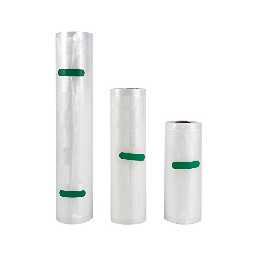 GreenSun(TM) 15cm 20cm 28cm Vacuum Packaging Bag Portable Wrappers Vacuum Food Sealer Bags for Meat Vegetable Fruit Keep Fresh 500cm Length