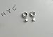 Star Huggie Hoop Earrings, Small 925 Sterling Silver Ear Cuff Dainty Minimalist Earrings
