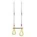 Pellor Children's Trapeze Swing Multifunction Wooden Playset With Plastic Rings