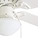 Harbor Breeze Armitage 42-in White Indoor Flush Mount Ceiling Fan with Light Kit (4-Blade)