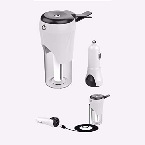 MSOO BC20 5V 1A QC3.0 Second Generation Mini USB Car Air Spray Aroma Humidifier (White)