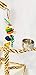 Birds LOVE Bird Play Gym Tabletop w Cup, Toy Hanger and Toy, Bengal TigerTail Stand – Smallthumb 3