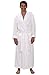 Alexander Del Rossa Mens Terry Cloth Cotton Robe with Hood, Big and Tall Bathrobe, Large-XL White (A0127WHTXL)