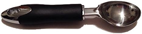 Sweet Traditions Ice Cream Scoop Stainless Steel Medium Black Non Slip Handle