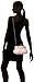 MG Collection Adele Embroidered Seed Beaded Evening Baguette Clutch Purse, Champagne, One Size