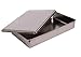 YBM HOME Stainless Steel Covered Cake Pan, Silver (Small-)