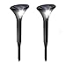 Hallomall Solar Lights Outdoor, Solar Path Lights with Motion Sensor, Solar Landscape Lights or Solar Garden Lights for Yard/Patio/Garden/Walkway/Driveway-2Pack