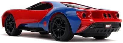 - Spiderman Radio-Commandée Ford GT - 1/16 - Fonctions Complètes de Pilotage et Turbo - sous Licence Officielle - A Partir de 6 Ans