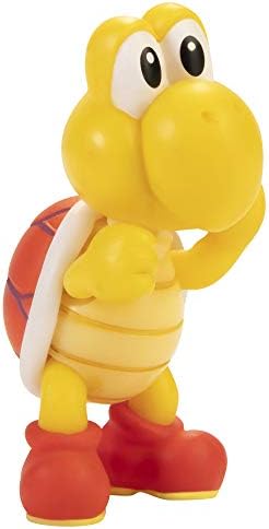 Tremendous Mario Crimson Koopa Troopa 2.5″ Collectible Toy Motion Determine