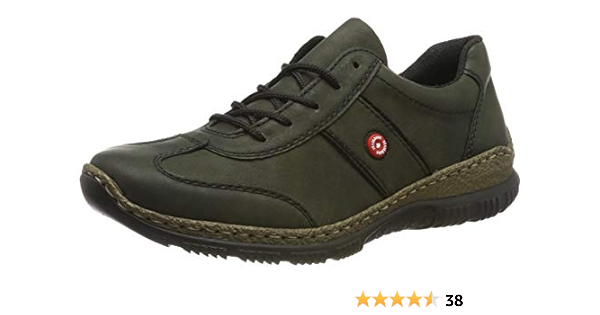 Amazon.com | Rieker Women's N3220-54 Derbys, Green (Forest/Schwarz 54) |  Shoes