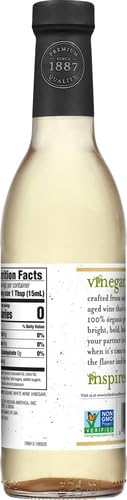 HOLLAND HOUSE ORGANIC WHITE WINE VINEGAR, IDEAL FOR A MARINADE, VINAIGRETTE AND FOR COOKING, 12 FL OZ