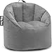 Big Joe Milano Bean Bag Chair, Gray Plush - 32