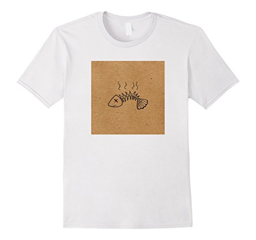 Mens Official Anchovies T-Shirt - Apollo Brown And Planet Asia Large White