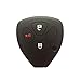 Ezzy Auto New 3 Buttons Black Silicone Smart Key Remote Key Fob Skin Key Cover Holder Jacket for Toyota Scion Tc HYQ12BBY
