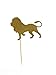 30 Pack Gold Glitter Jungle Animal Toppers Cupcake Picks Jungle Animals for Jungle safari Animals Party Baby Showers Birthday Party Cake Decorations