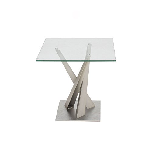 Milan SQ181812PEC Square Glass Table Top, 18" x 18"