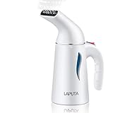 LAPUTA Upgraded Clothes Steamer, Handheld Garment & Steamer for Clothes Ultra Fast Heat-up to Clean, Sterilize Fabric with 150ML Capacity Water Tank, Home and Travel Portable Steamer