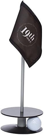 Anne Stone Golf Putt-A-Round 19th Hole Flag Gift, Black, Small