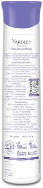 Yardley London English Lavender Refreshing Body Spray 150ml view 2