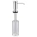 GICASA Soap Dispenser Chrome, Built in Hand Liquid Sink Soap Dispenser with ABS Pump Head, Countertop K with PP Bottle Copper Sprayer