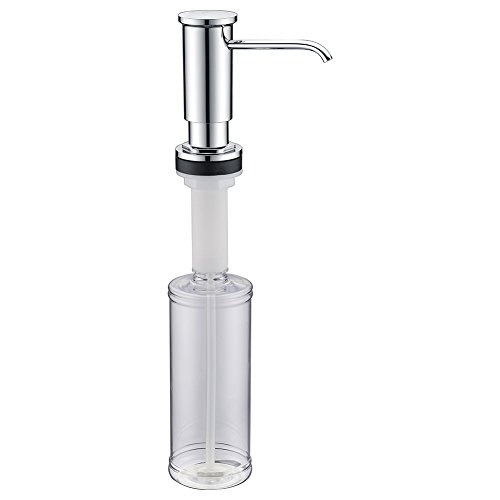 GICASA Chrome Built in Hand Liquid Sink Soap Dispenser with ABS Pump
