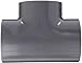 GF Piping Systems PVC Pipe Fitting, Tee, Schedule 80, Gray, 2