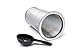 Mason Jar Cold Brew Infuser Filter | Coffee and Tea Maker | At Home Infuser for Coffee, Fruit Drinks, Nut Milk | Included Spoon | 304 Stainless Steel | 150 Micron Mesh | Fits All Large Mouth Jars