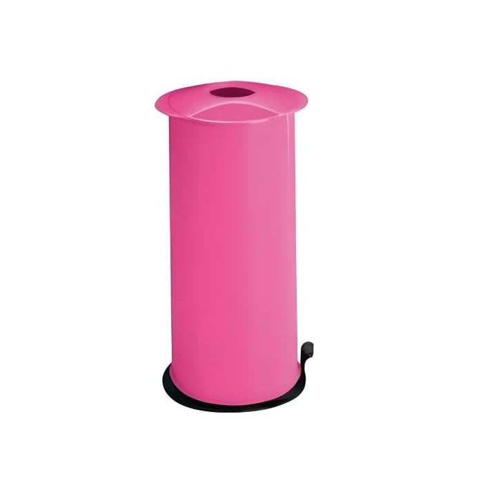 Izgut Bottle Crusher (Pink), Manual Can Shrinker & Recycle Tool for Aluminum Cans & Plastic Bottles, Removable Washable Compartment, 500 ml