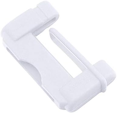 Mccrua シリコン シートベルト カバー シリコンカバー タングプレートカバー 傷防止 洗える ホワイト Mfmusic Ca