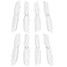 Helistar 4 Pairs Low Noise Propellers 9455S Drone Accessories for DJI Phantom 4/Phantom 4 Pro V2.0/Phantom 4 Pro/Phantom 4 Advanced, Propeller Blades Quick Release for Phantom 4 Series (White)