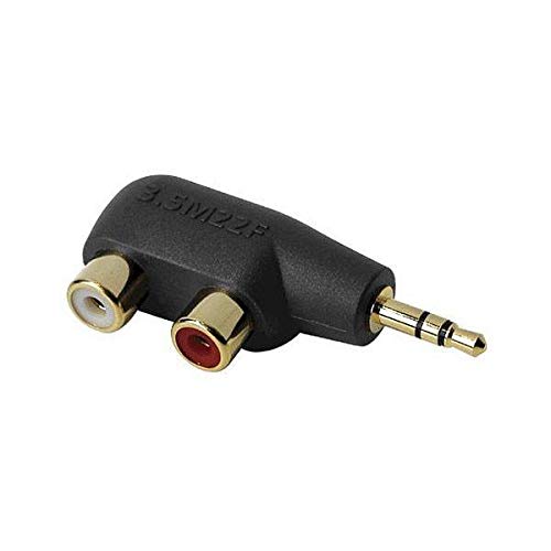 Audioquest - 3.5mm Mini-Plug-to-2-RCA Adapter (Hard)
