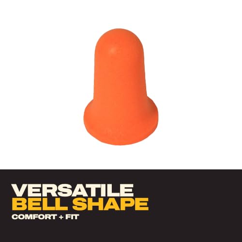 DEWALT Bell Shaped Foam Earplugs NRR 33 - Made in USA - photo 9