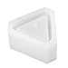 Jeteven Flower Pot Silicone Rubber Molds Candle Soap Bottle Mold Handmade Craft Mold DIY Garden Planter Vase Ashtray Mould Tool 8.7 x 9.7 x 4.1cm Triangle
