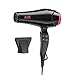 BERTA -Hair-Dryer-Dual-Voltage-Travelling-Hair-Dryer,Ionic Hair Dryer, Foldable Hair Dryer Silver/Red Color…