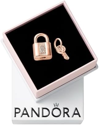 Amazon.com: PANDORA Padlock and Key Dangle Charm - Compatible