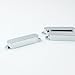 Strat Style Single Coil Guitar Pickup Cover Set,No holes/Chrome Finish