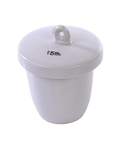 American Educational High Form Porcelain Crucible with Lid, 15mL Capacity (Bundle of 10) American Educational High Form Porcelain Crucible with Lid, 15mL Capacity (Bundle of 10)