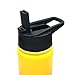 Luzhi Straw Lid for Hydro Flask Wide Mouth - Leak Proof and Durable Caps for Tumbler, Water Bottles and Metal Flasks - Hydroflask Covers for Sports, Exercises and Fitness - 2 Lids, 4 Straws, 2 Cleaner