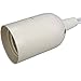 Lightingsky Extension Light Cord Hanging Lantern Pendant Lamp Cord Cable E26 Bulb Socket to 2-Prong US AC Power Cord with On/Off Switch UL Listed (White-1 Pack, 15 Feet)