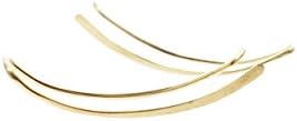 PINJEAS Ear Climber Earrings handmade Crawler Bar Pins Ear Clip Earring Backs Sweep Long Oorbellen Minimalist Gift (gold-filled)