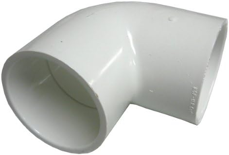1-1/2" 90° Elbow Sch 40 White PVC Soc x Soc